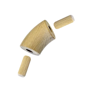 Spojovací oblúk, materiál: dub, brúsený povrch bez náteru - slide 0