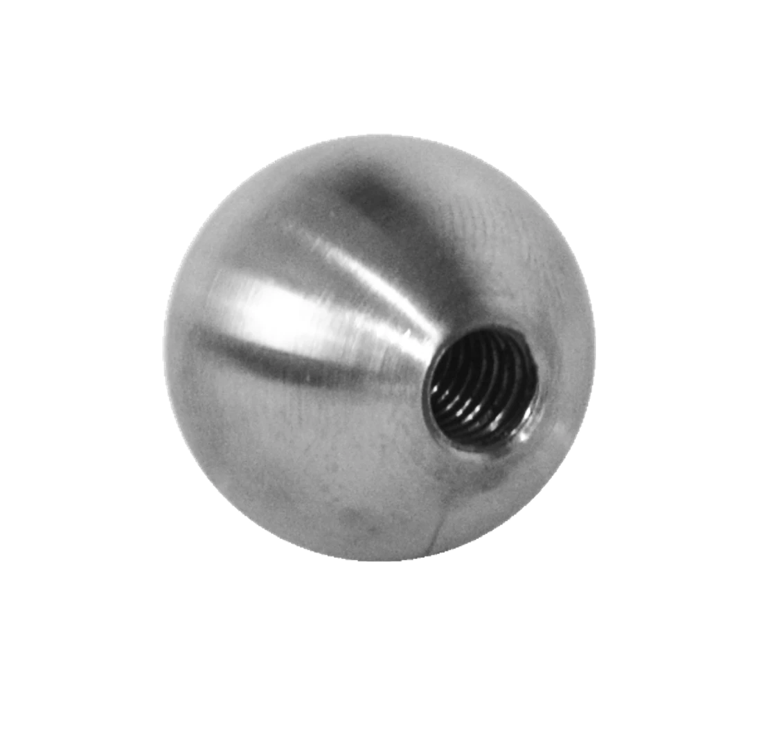 Koule plná se závitem M6 / ø 20 mm, broušená nerez AISI 304