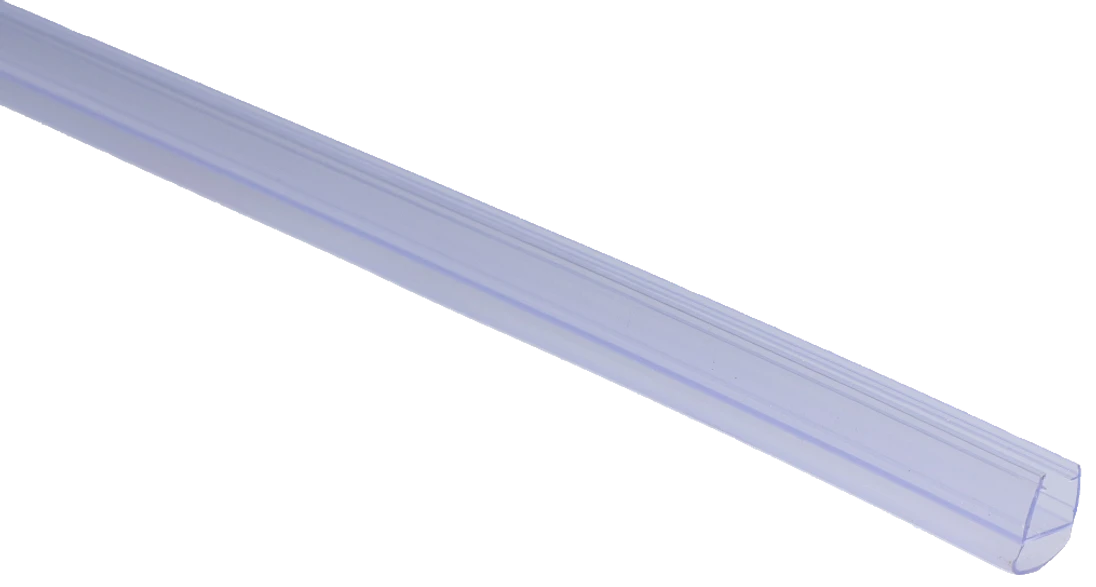 Plastové tesnenie na sklo 8 mm, L = 2200 mm