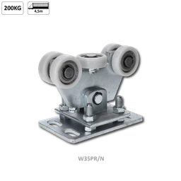Vozík do 200 kg, nastavitelný, profil 70 x 70 mm