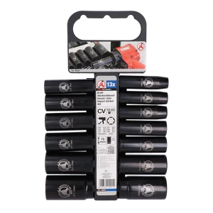 Sada nadstavcov na rázový uťahovák 1/2`, 10-32 mm, 13 ks - slide 1