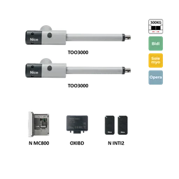 TOO3000KLT sada pohonov pre dvojkrídlovú bránu do 3 m/krídlo