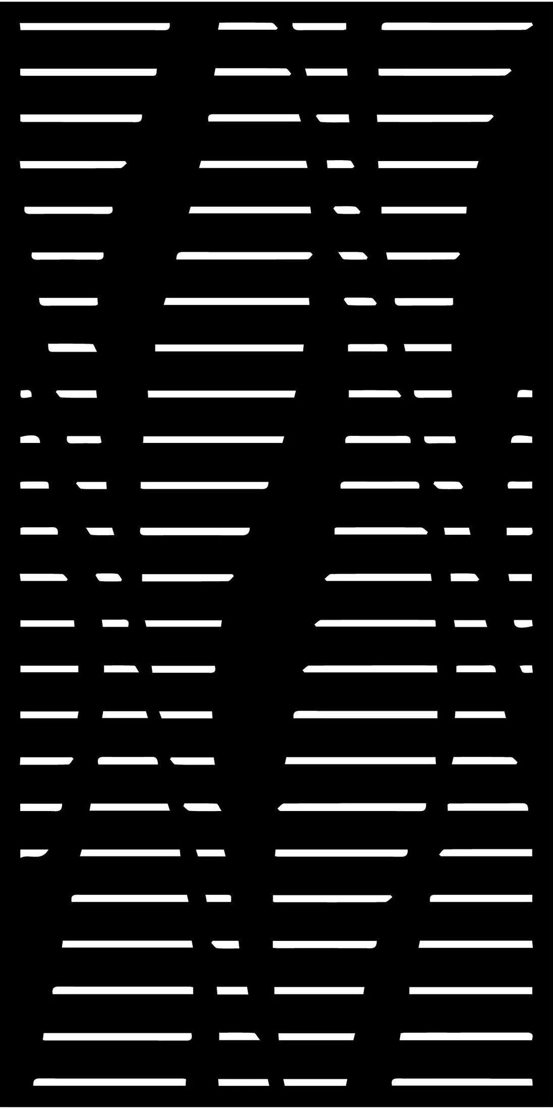 Plech vzor 9341, 1000 x 2000 x 2 mm, bez povrchovej úpravy