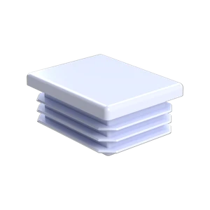 Krytka plastová 40 x 50 mm - slide 1