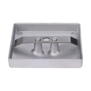 Hliníková strieška, 80 x 80 mm, bez povrchovej úpravy - slide 1