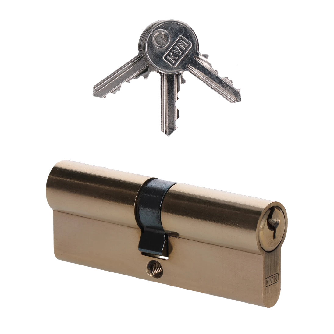 Cylindrická vložka EURO 40/40 mm, mosadzná, 3 kľúče