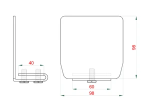 MEDIO-9 samonos do 550 kg, profil 98 x 98 x 6000 mm, Fe - slide 5