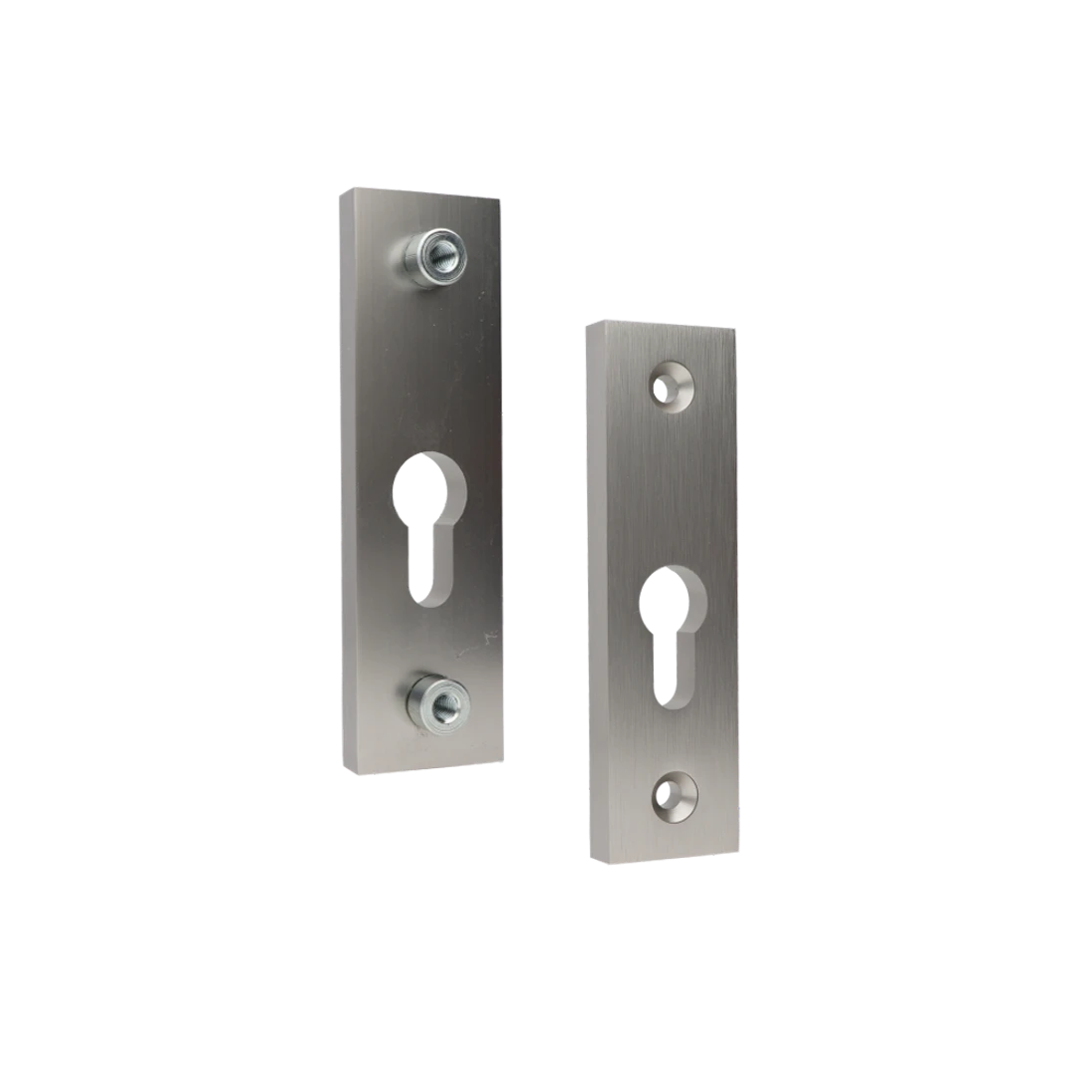 Hliníková rozeta na cylindrickú vložku, brúsený elox