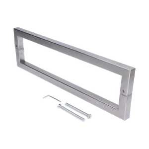 Madlo na dvere, L = 420 mm, brúsená nerez AISI 304 - slide 0