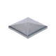 Strieška plechová, pozink, 60 x 60 x 1,5 mm