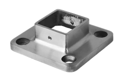 Príruba spodná 92 x 92 mm na jokel 40 x 40 mm, AISI 304