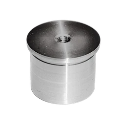 Spodok držiaka madla, lepiaci na ø 42,4 mm, brúsená AISI 304