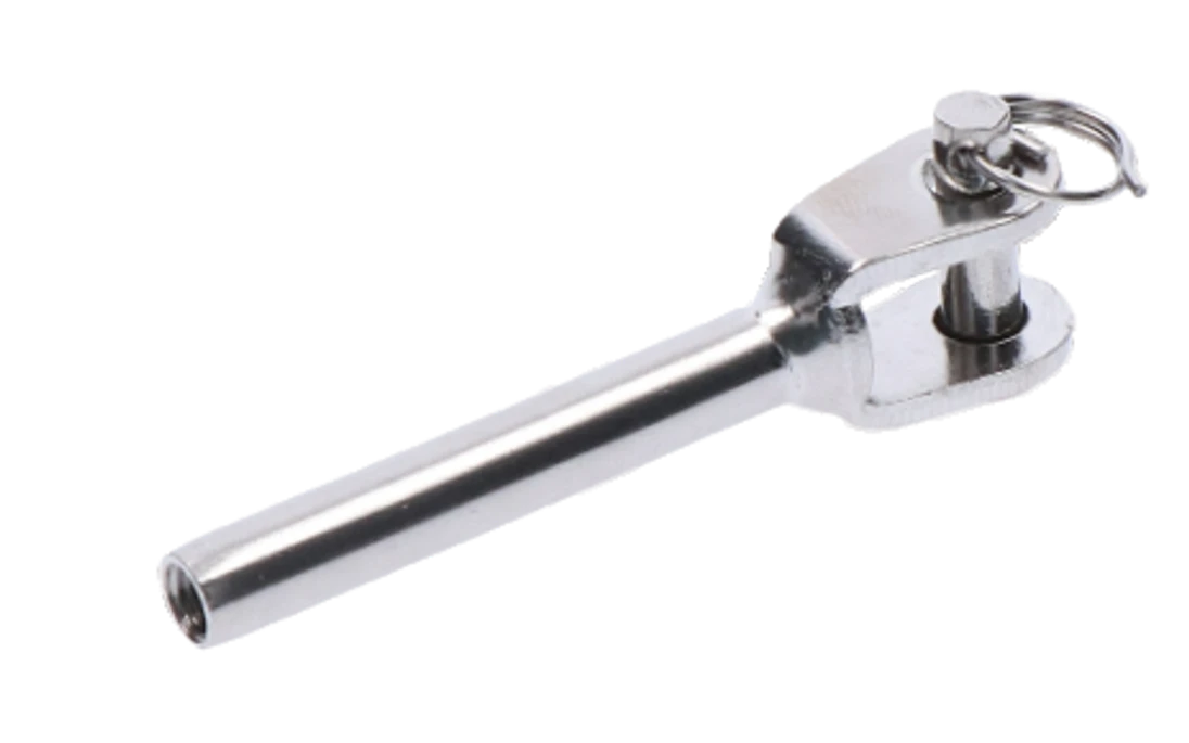 Nerezový úchyt s vnitřním závitom M6, broušená AISI 304