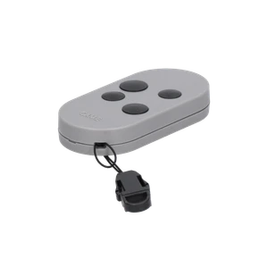 Vysielač 4-kanálový, 433 MHz, pevný kód, sivý - slide 0