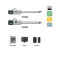 TOO3000KLT sada pohonov pre dvojkrídlovú bránu do 3 m/krídlo