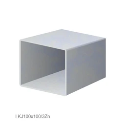 Uzavřený profil 100 x 100 x 3 x 3000 mm, pozink, hladký