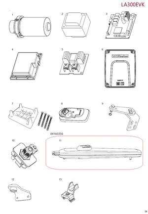 041A0356 kompletní rameno LA300EV - slide 1
