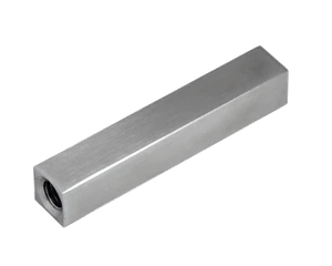 Čap 12 x 12 mm, L = 68 mm, závit M6/M8, brúsená AISI 304 - slide 0