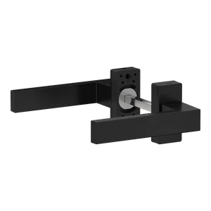 Hliníková sada klika/klika, RAL9005 matná - slide 0