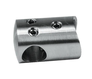 Držák tyče spojovací ø 14 mm na trubku ø 42,4 mm, AISI 304 - slide 1