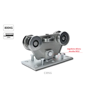 Vozík GRANDE pre samonosný systém do 800 kg/13 m - slide 1