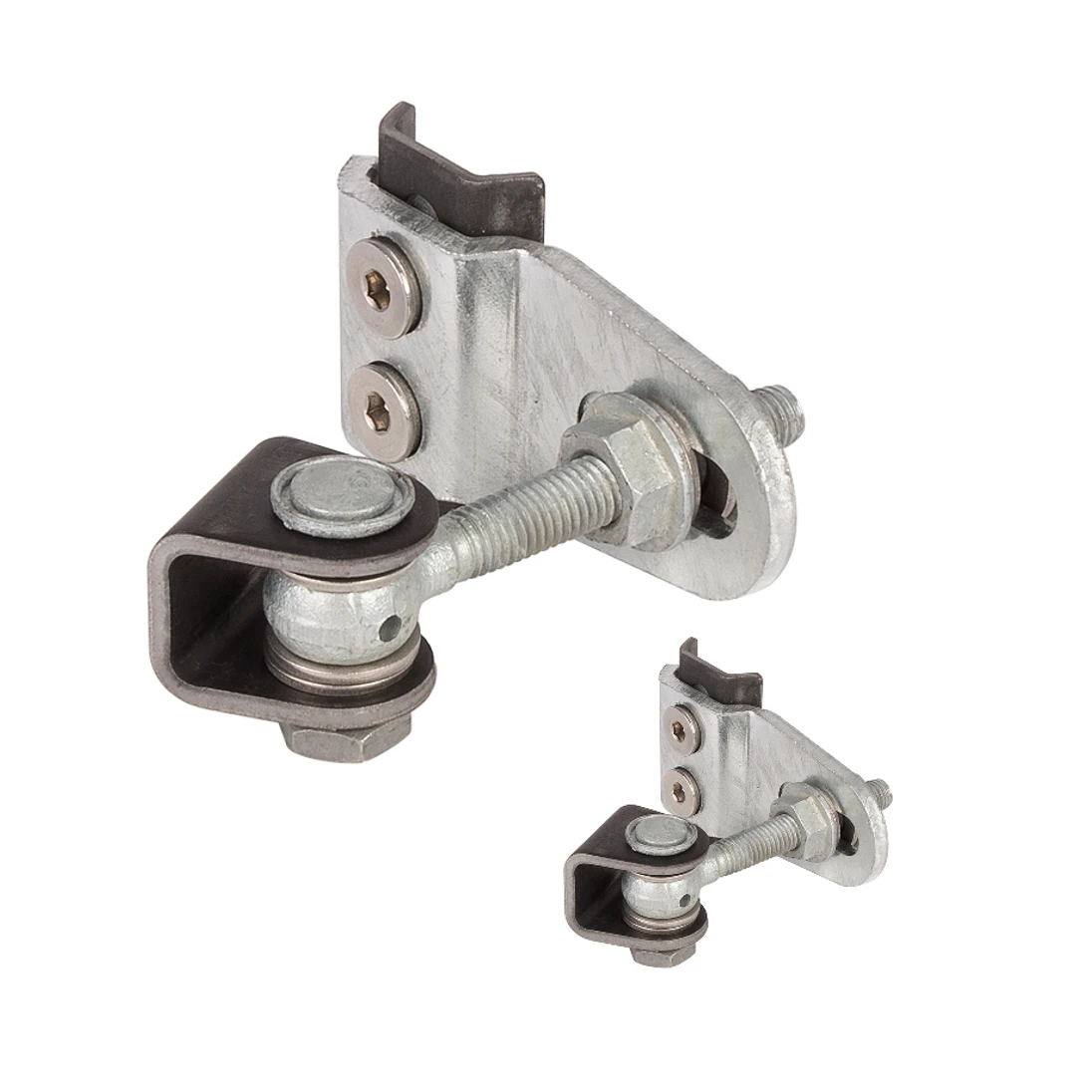 LOCINOX® GBMU4D12 Navařovací pant M12, otevíratelný 180°,  nastavitelný 3D, pozink