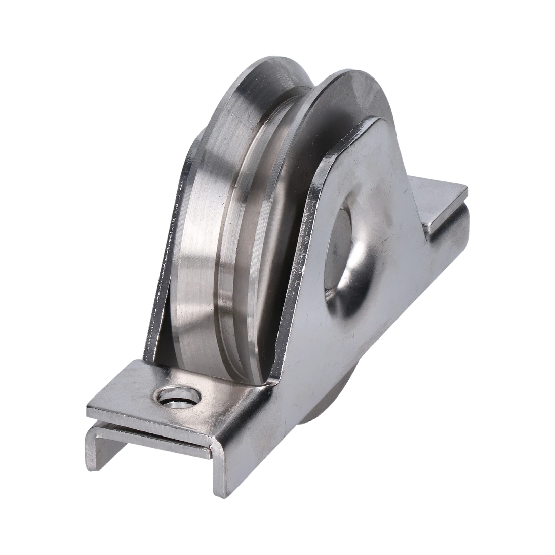 Vodiaca kladka ø 78 mm pre zapustenie do jokla, AISI 304