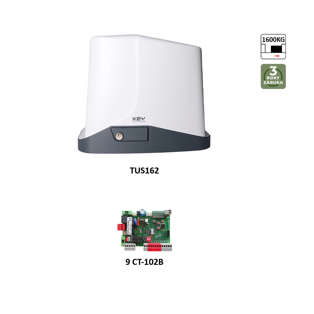 900TUS162 TURBO pohon pre posuvnú bránu do 1600 kg