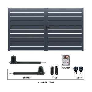 Krídlová brána, hliníková, 4000 x 1803 mm s pohonom STAR3224KR - slide 0