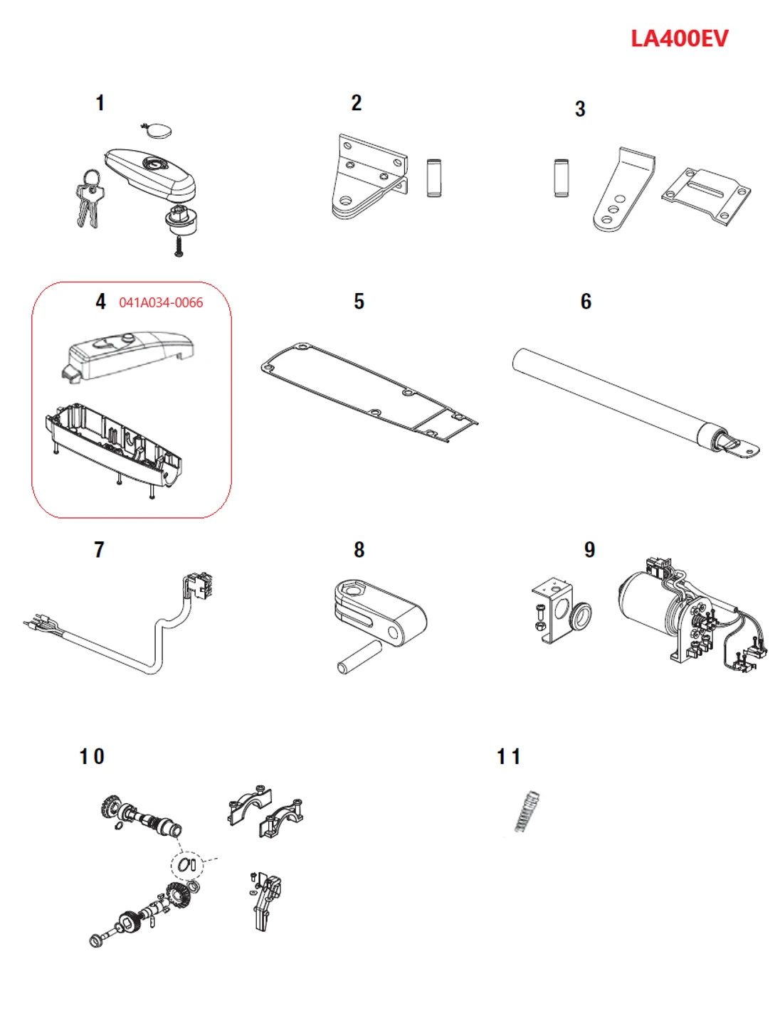 041A034-0066 ochranný kryt pohonu, horný aj spodný