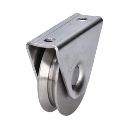 Vodiaca kladka ø 78 mm na montáž pod rám, AISI 304