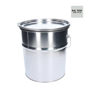 Farba antikorózna polomatná na zinok 20 kg svetlo-sivá - slide 0