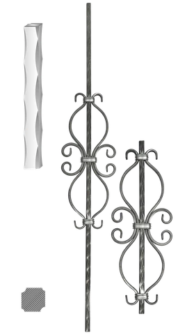 Tyč 12 x 12 mm, 155 x 1000 mm