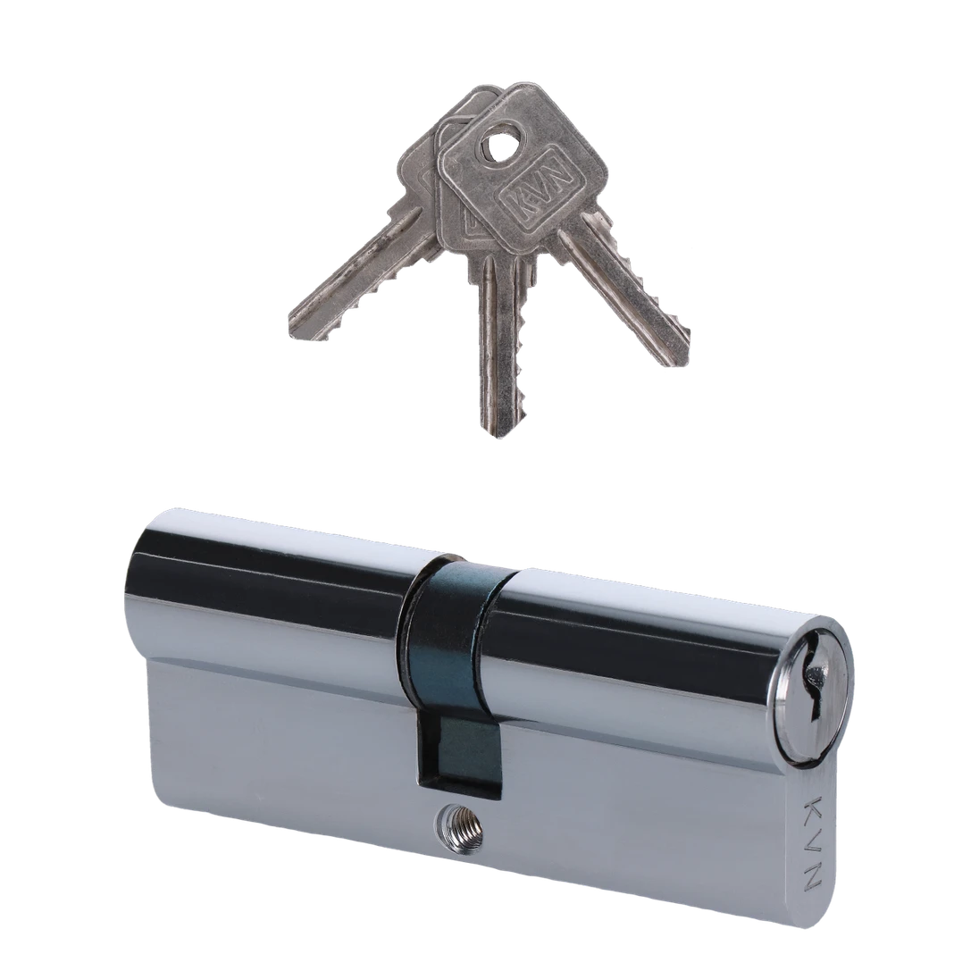 Cylindrická vložka EURO 40/40 mm, niklová, 3 kľúče