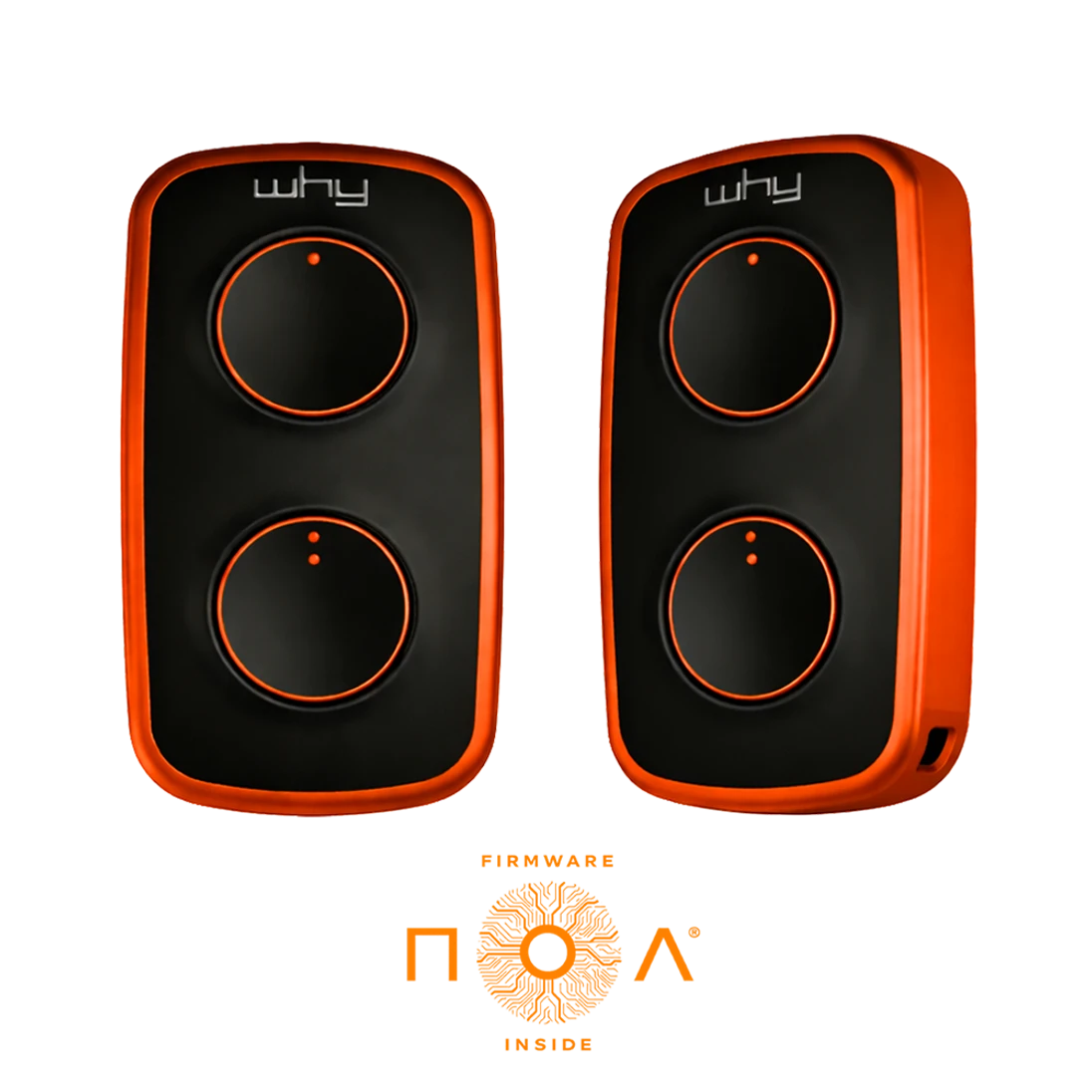 Vysielač LITE MINI NOA 2-kanál, 433 MHz, čierno-oranžový