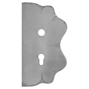 Štít 250 x 135 x 3 mm, rozteč 72 mm, zdobený, pravý - slide 0