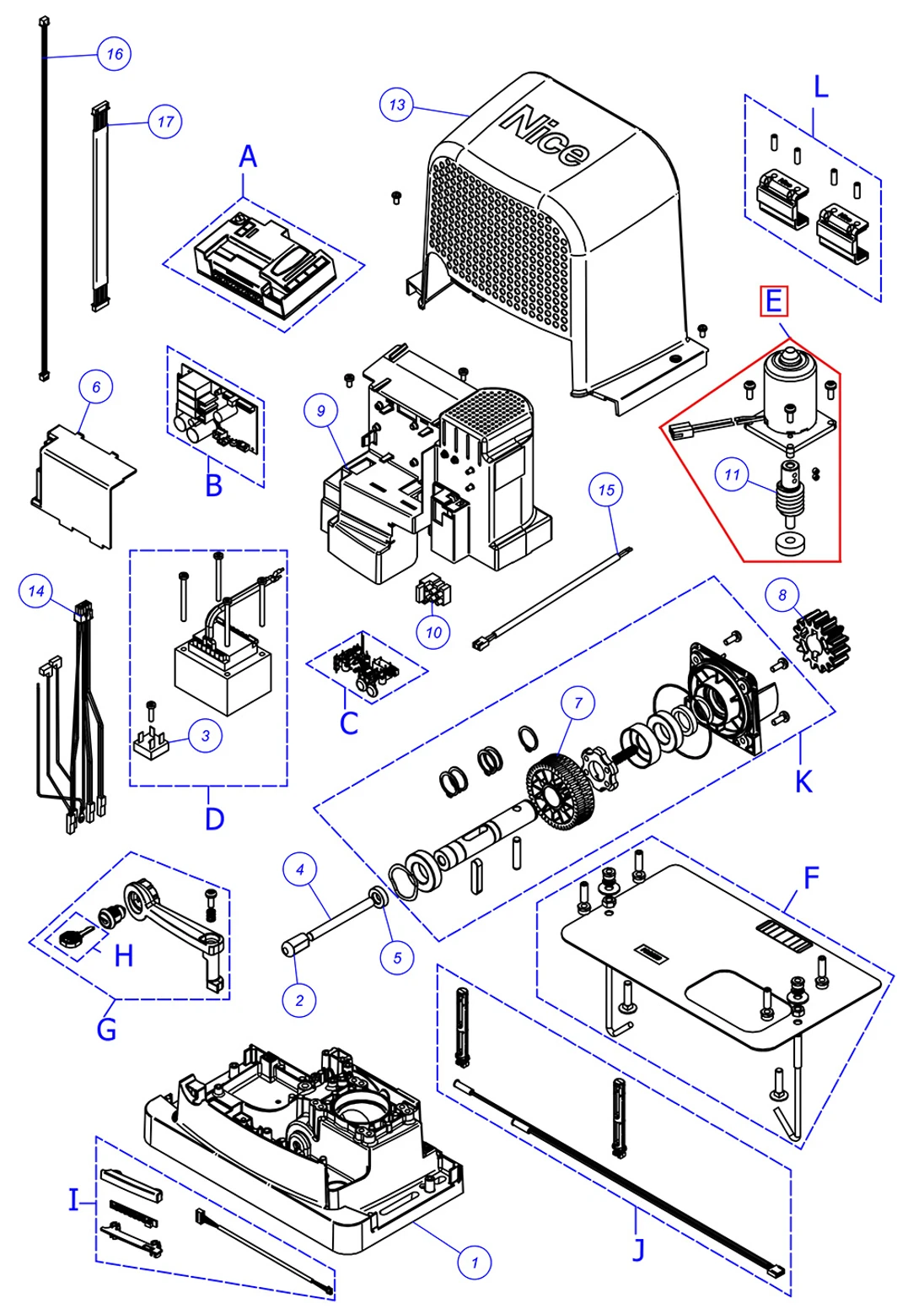 SPMTG15800 Elektromotor pre RBS800