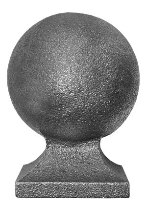 Guľa ozdobná, H = 90 mm, podstavec 58 x 58 mm, dutá - slide 0