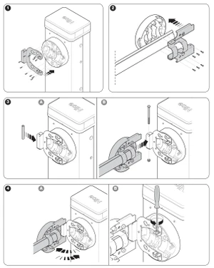 Kĺbová spojka na uchytenie ramena XBA14 (max 4 m) - slide 2