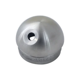 Spodek držáka na trubku ø 42,4 mm, M8, broušená AISI 304
