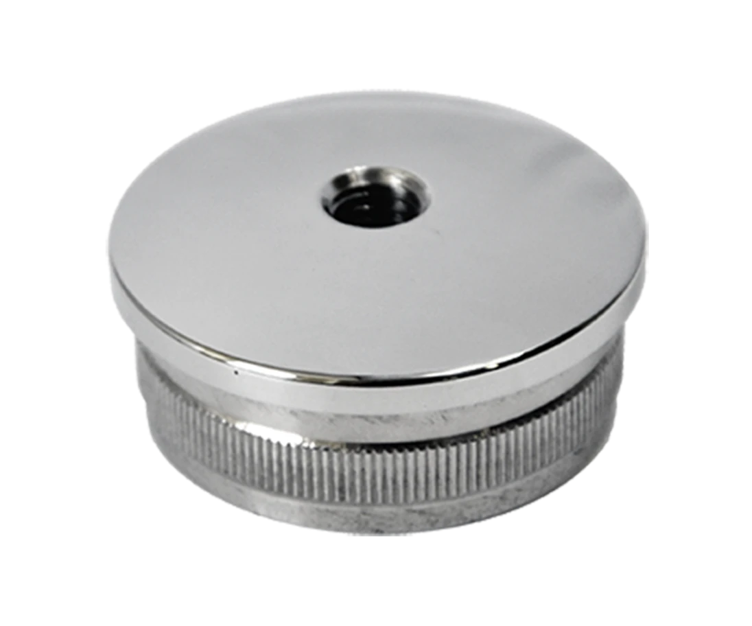 Spodek držáka madla na trubku ø 42,4 mm, leštěná AISI 304