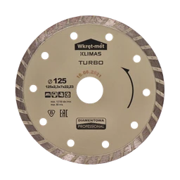 Turbo diamantový kotouč 125 × 2,3 × 22 mm