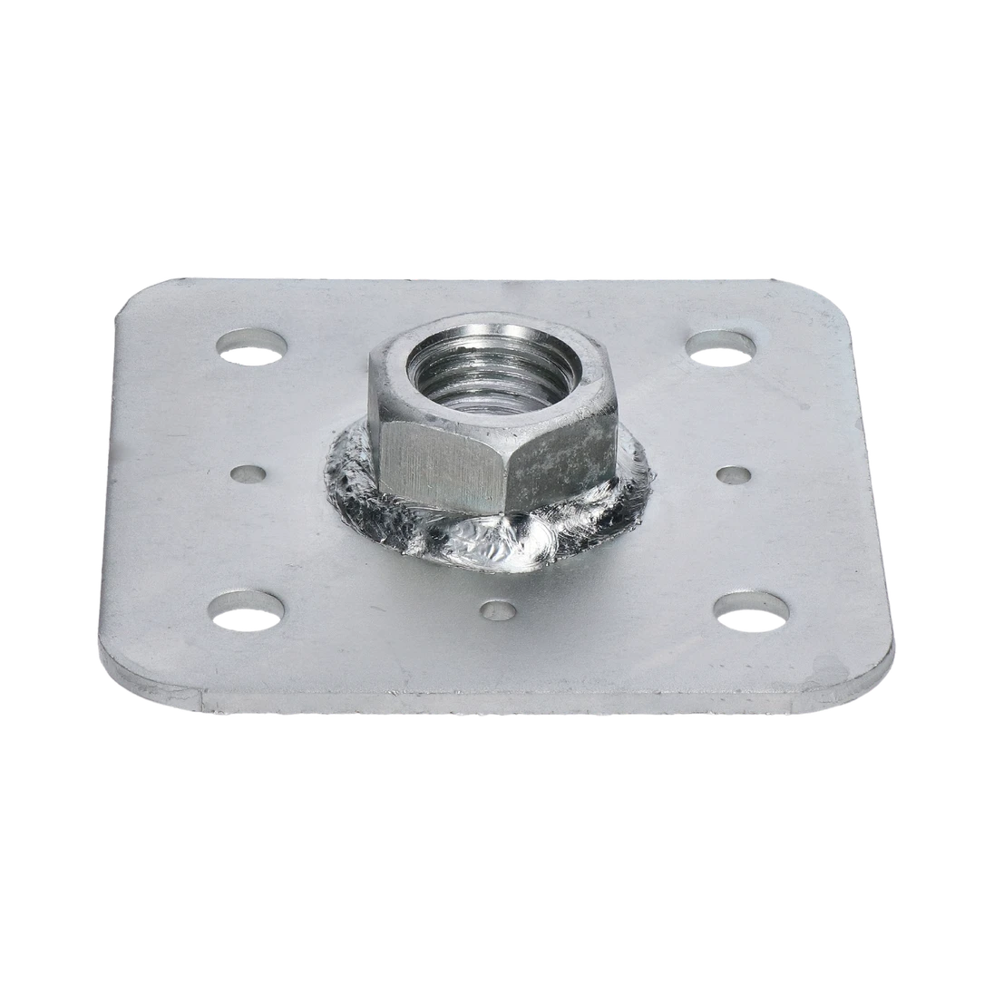 Horná doska 110 x 110 x 23 mm, matica M24, žiarový pozink