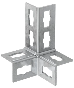 Montážny uholník 3D pre profil 41 x 21/41 x 41 mm