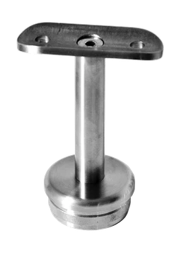 Držiak madla narážací na ø 42,4 mm, brúsená AISI 304