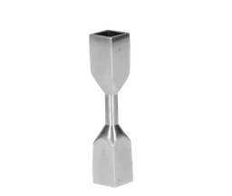 Spoj na ohnutie na tyč 10 x 10 mm, brúsená nerez AISI 304