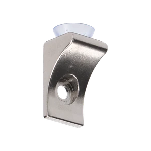 ZAMAK držiak pre sklenené police, zliatina Al/Zn - slide 0