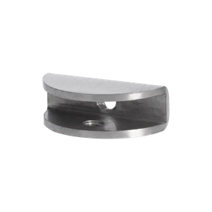 Držiak police pre sklo 8 - 10 mm, brúsená nerez AISI 304 - slide 0