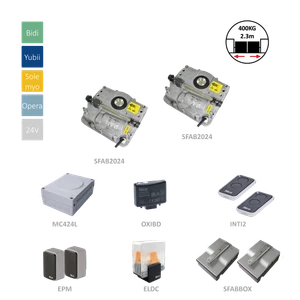 SFABKit2024BD sada pro dvoukřídlou bránu do 2,3 m/křídlo - slide 1