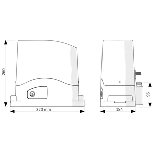 UKONČENÁ VÝROBA TURBOKIT50 pre posuvné brány do 4,5 m/500 kg - slide 5